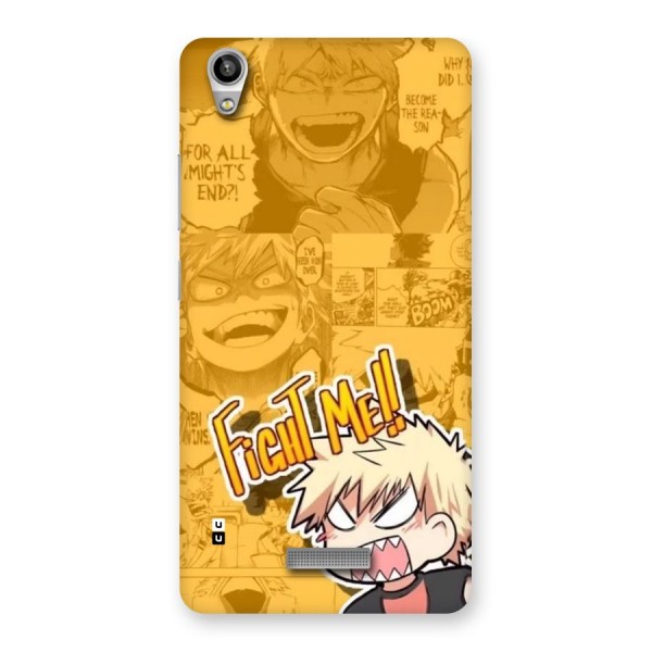 Fight Me Challenge Back Case for Lava Pixel V1