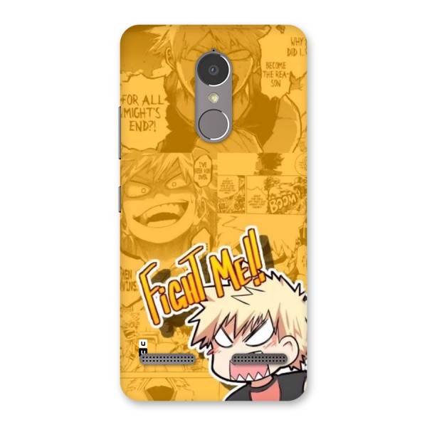 Fight Me Challenge Back Case for Lenovo K6