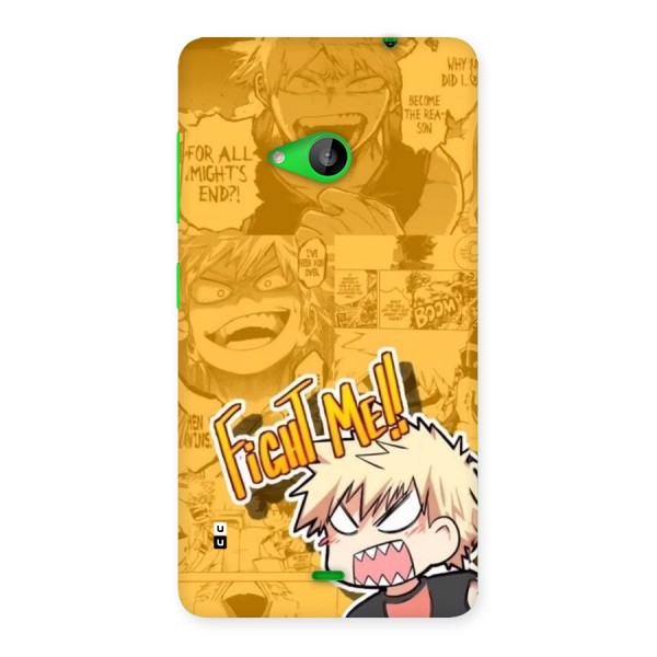 Fight Me Challenge Back Case for Lumia 535