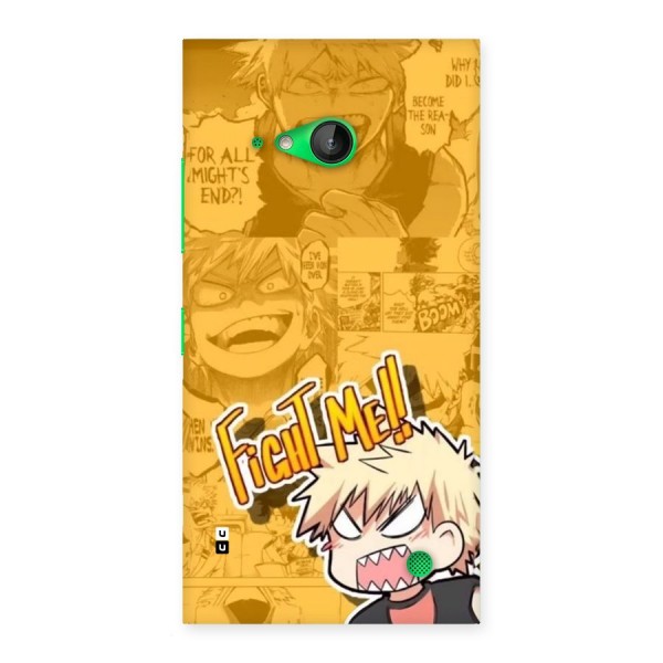 Fight Me Challenge Back Case for Lumia 730