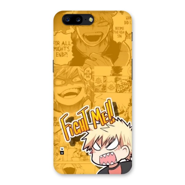 Fight Me Challenge Back Case for OnePlus 5