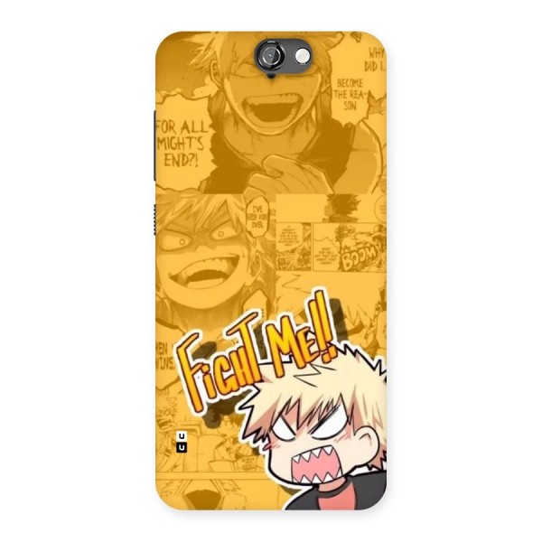 Fight Me Challenge Back Case for One A9