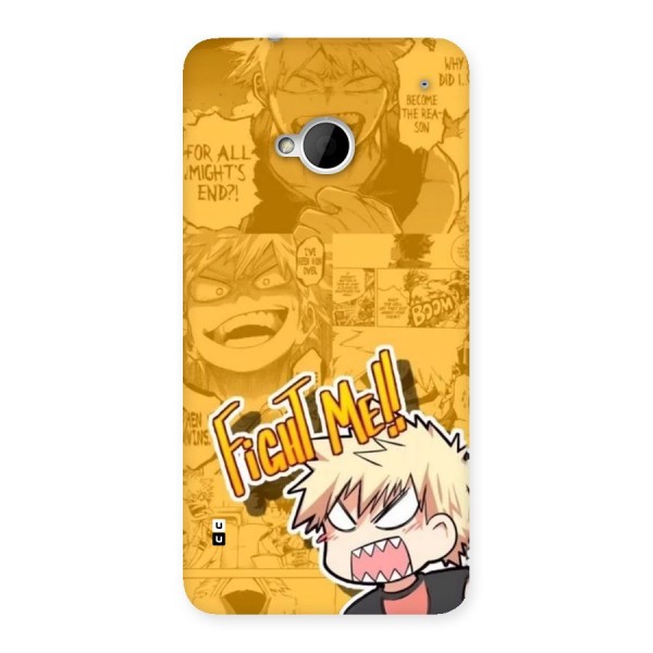 Fight Me Challenge Back Case for One M7 (Single Sim)