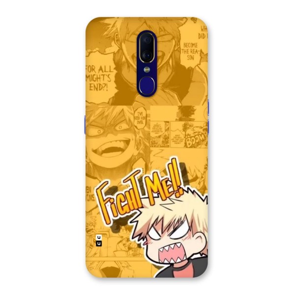 Fight Me Challenge Back Case for Oppo A9