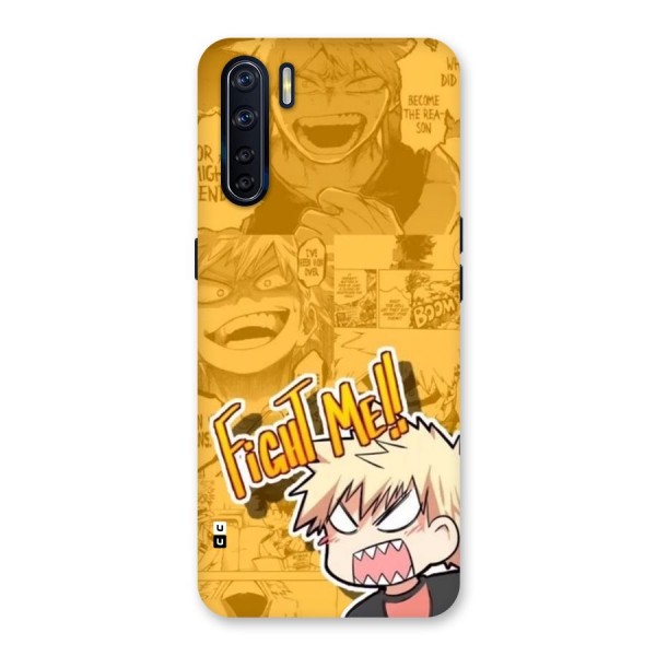 Fight Me Challenge Back Case for Oppo F15