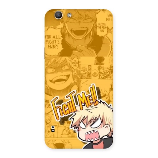 Fight Me Challenge Back Case for Oppo F1s