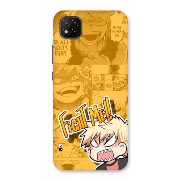 Fight Me Challenge Back Case for Poco C3