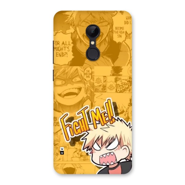 Fight Me Challenge Back Case for Redmi 5