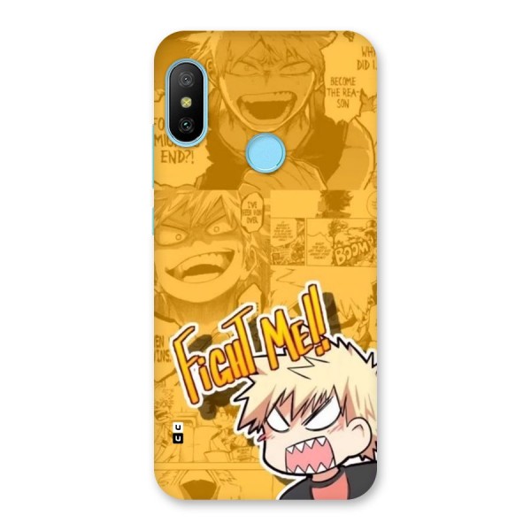 Fight Me Challenge Back Case for Redmi 6 Pro