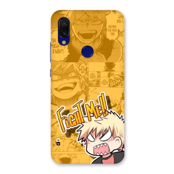 Fight Me Challenge Back Case for Redmi 7