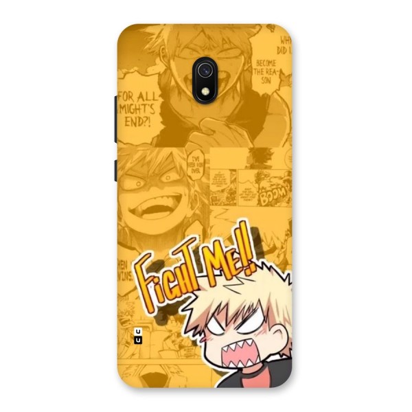 Fight Me Challenge Back Case for Redmi 8A