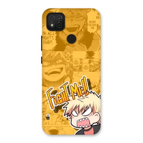 Fight Me Challenge Back Case for Redmi 9