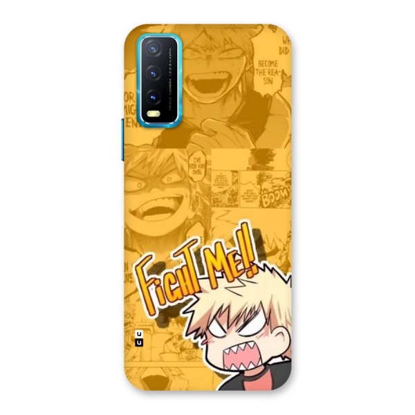 Fight Me Challenge Back Case for Vivo Y12s