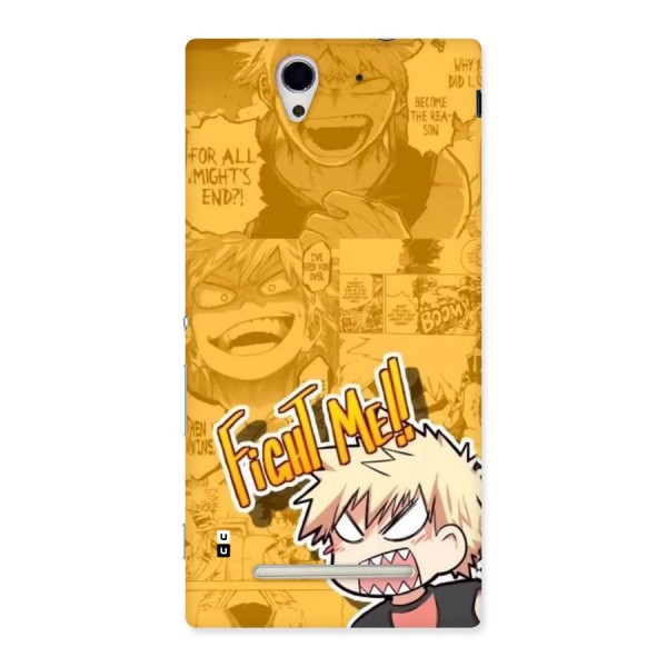 Fight Me Challenge Back Case for Xperia C3