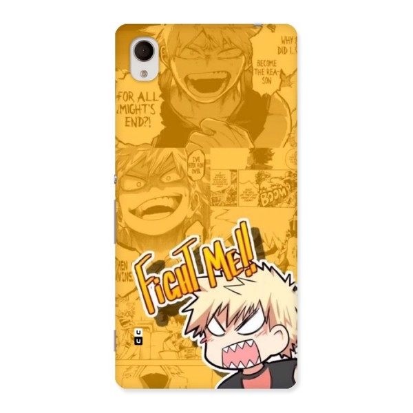Fight Me Challenge Back Case for Xperia M4