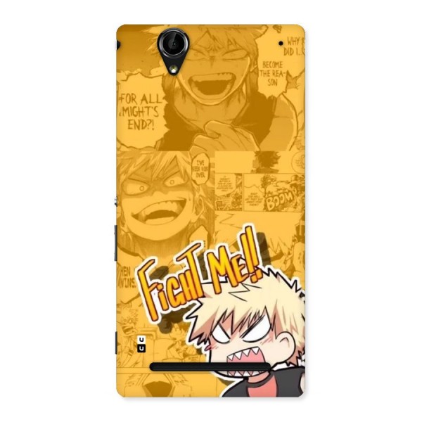 Fight Me Challenge Back Case for Xperia T2