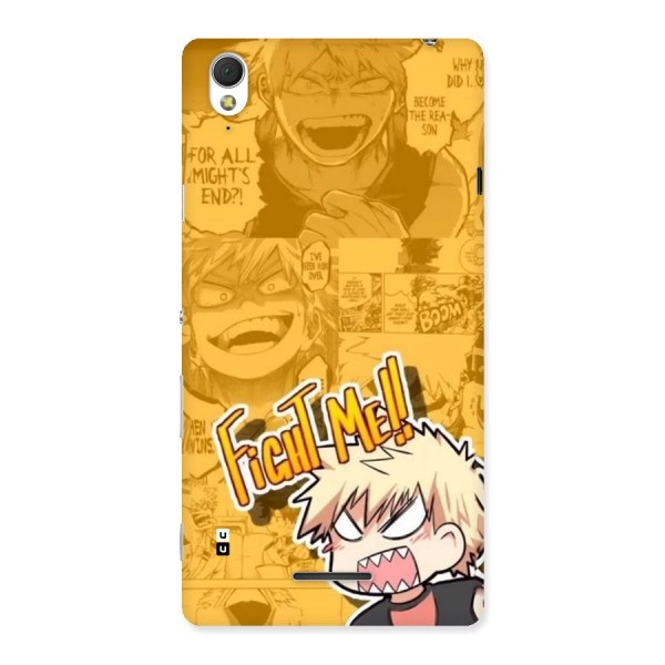 Fight Me Challenge Back Case for Xperia T3