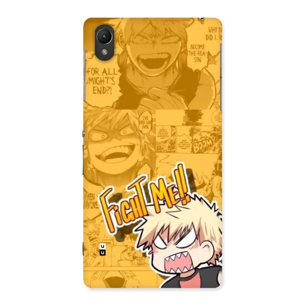 Fight Me Challenge Back Case for Xperia Z2