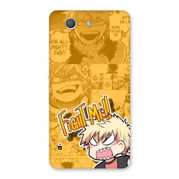 Fight Me Challenge Back Case for Xperia Z3 Compact