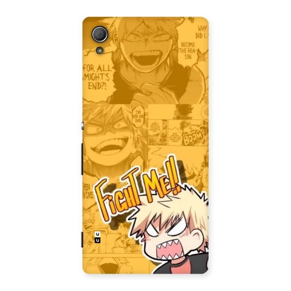 Fight Me Challenge Back Case for Xperia Z4