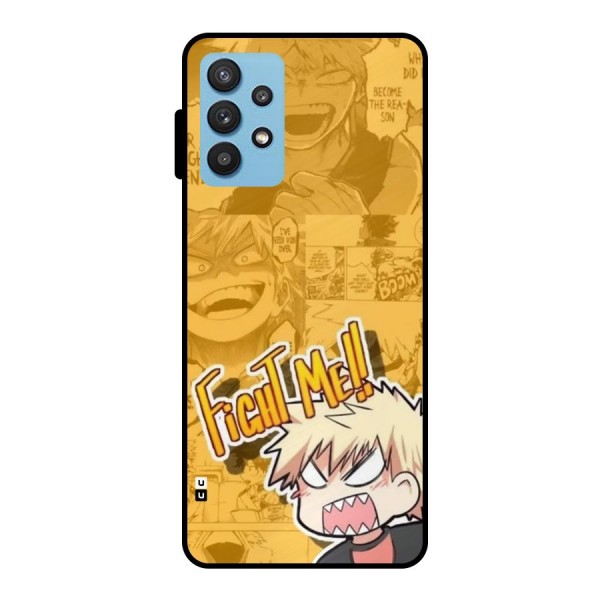 Fight Me Challenge Metal Back Case for Galaxy M32 5G