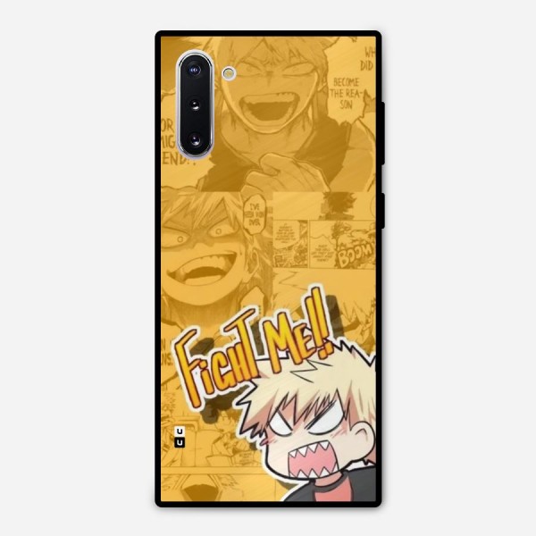 Fight Me Challenge Metal Back Case for Galaxy Note 10