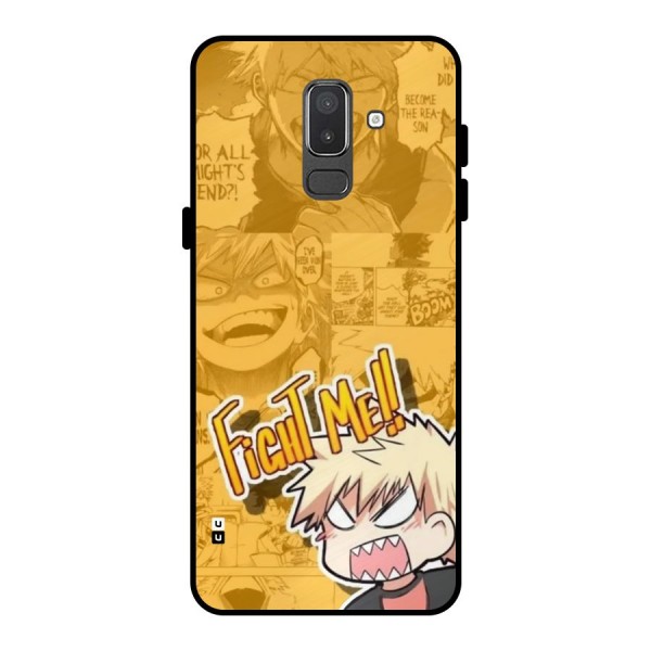 Fight Me Challenge Metal Back Case for Galaxy On8 (2018)