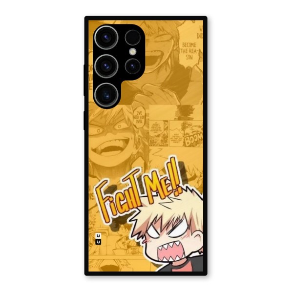 Fight Me Challenge Metal Back Case for Galaxy S23 Ultra