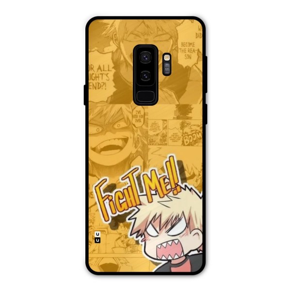 Fight Me Challenge Metal Back Case for Galaxy S9 Plus