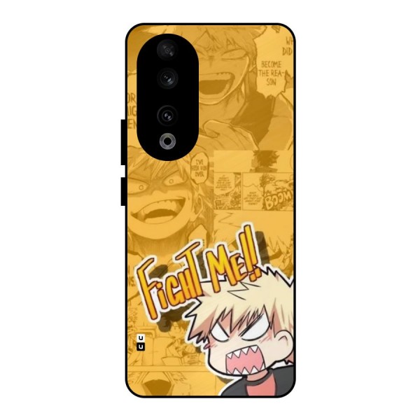 Fight Me Challenge Metal Back Case for Honor 90