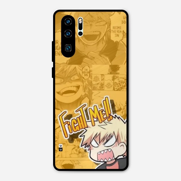 Fight Me Challenge Metal Back Case for Huawei P30 Pro