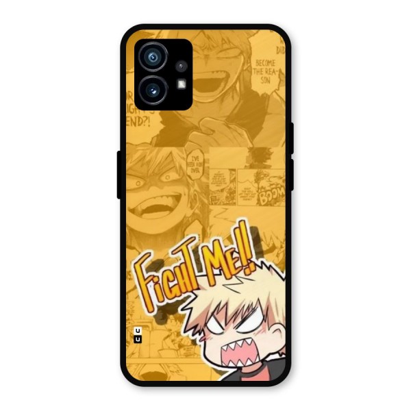 Fight Me Challenge Metal Back Case for Nothing Phone 1