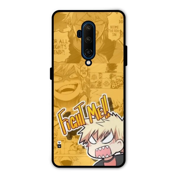 Fight Me Challenge Metal Back Case for OnePlus 7T Pro