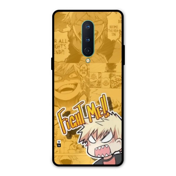 Fight Me Challenge Metal Back Case for OnePlus 8