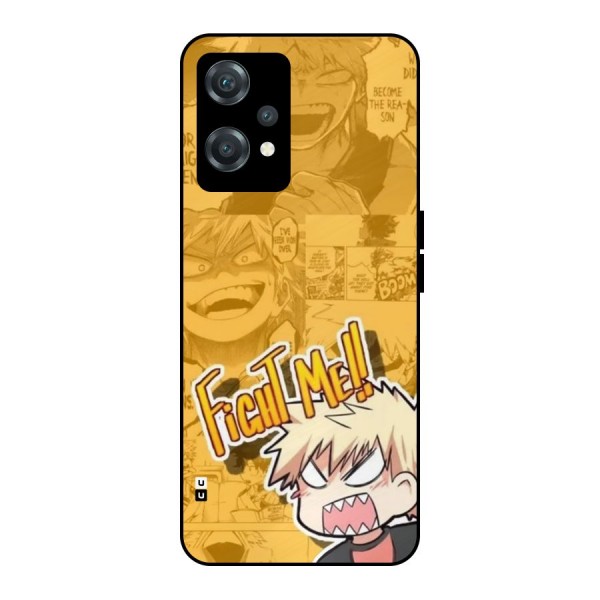 Fight Me Challenge Metal Back Case for OnePlus Nord CE 2 Lite 5G