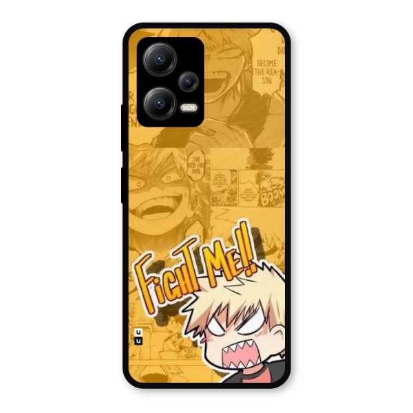 Fight Me Challenge Metal Back Case for Poco X5