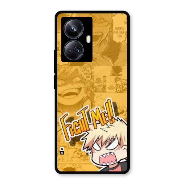 Fight Me Challenge Metal Back Case for Realme 10 Pro Plus