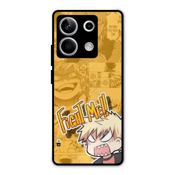 Fight Me Challenge Metal Back Case for Redmi Note 13 5G