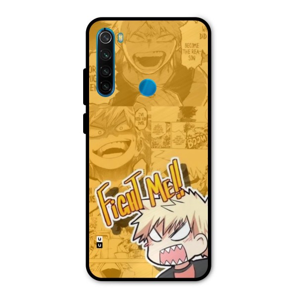Fight Me Challenge Metal Back Case for Redmi Note 8