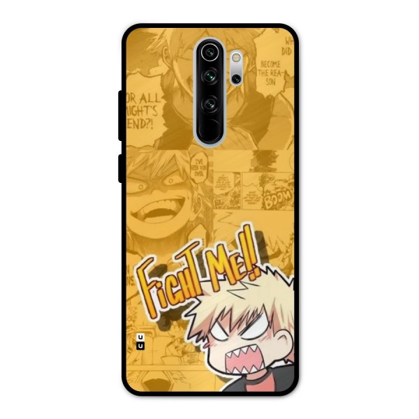 Fight Me Challenge Metal Back Case for Redmi Note 8 Pro