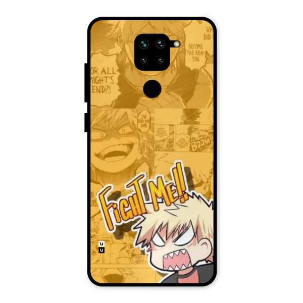Fight Me Challenge Metal Back Case for Redmi Note 9
