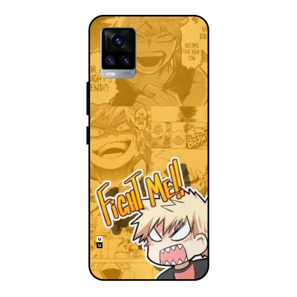 Fight Me Challenge Metal Back Case for Vivo V20