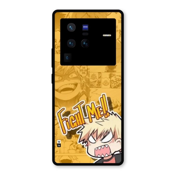 Fight Me Challenge Metal Back Case for Vivo X80 Pro