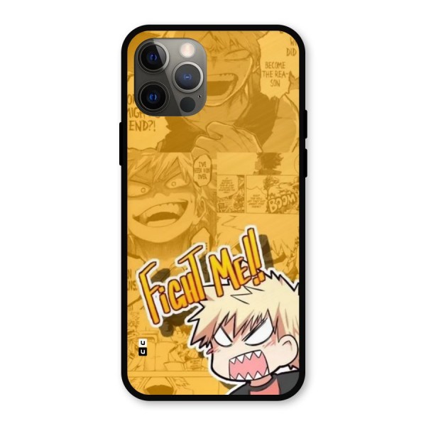 Fight Me Challenge Metal Back Case for iPhone 12 Pro