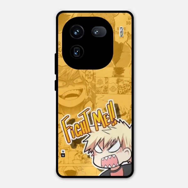 Fight Me Challenge Metal Back Case for iQOO 12