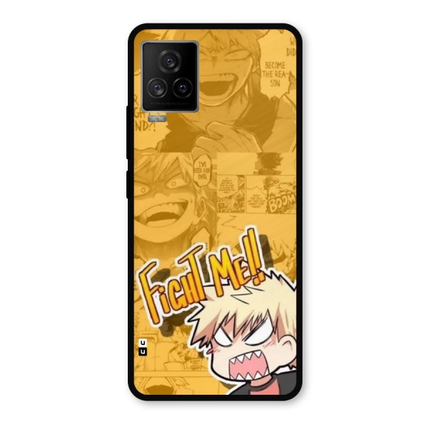 Fight Me Challenge Metal Back Case for iQOO 7 Legend 5G