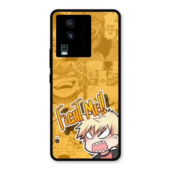 Fight Me Challenge Metal Back Case for iQOO Neo 7 Pro