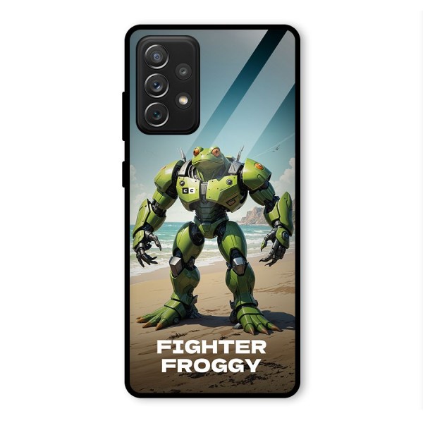 Fighter Froggy Glass Back Case for Galaxy A72