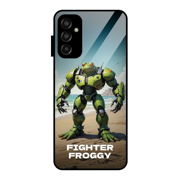 Fighter Froggy Glass Back Case for Galaxy F13