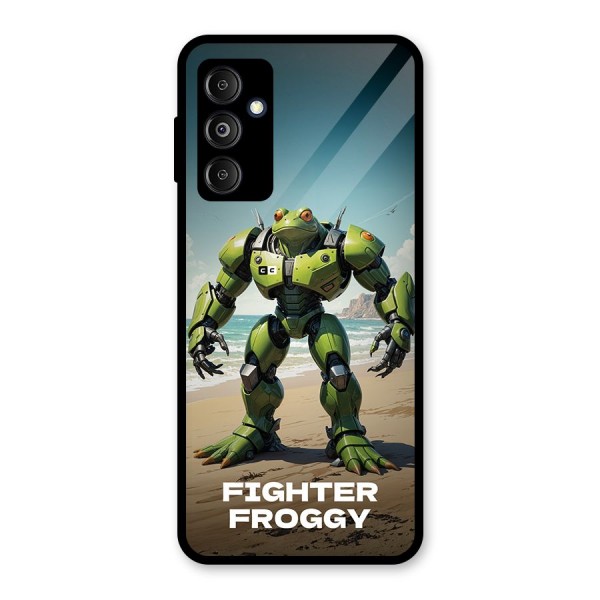 Fighter Froggy Glass Back Case for Galaxy M14 5G